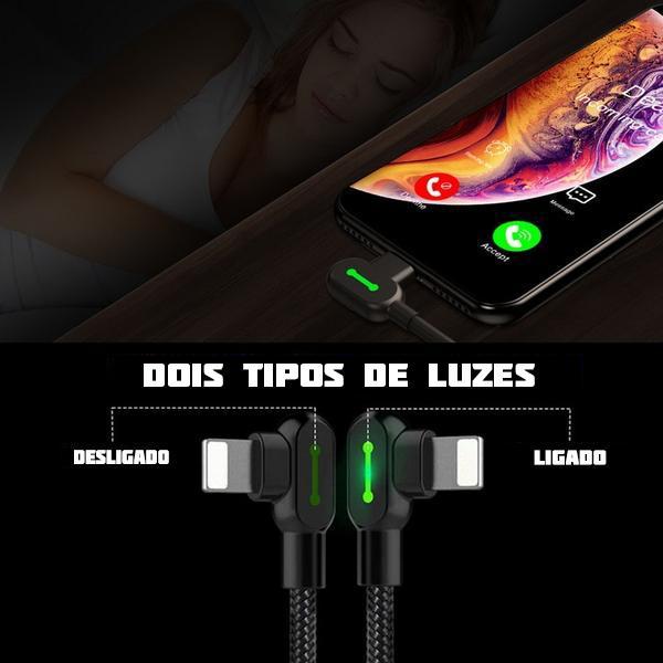 Carregador para iPhone - USB C - Micro-USB | Cabo Titã™ Rainha Store