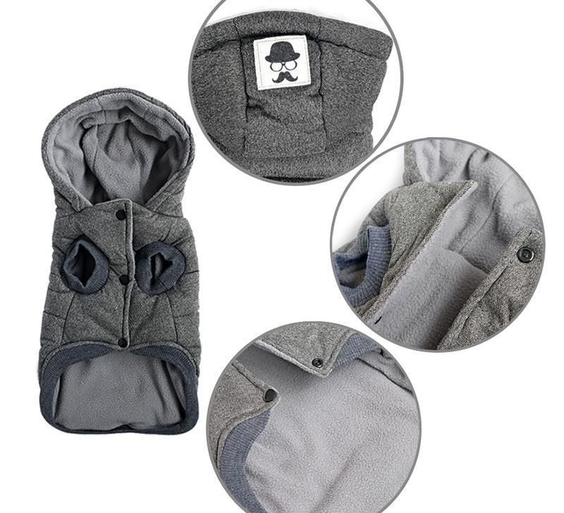 Colete de Inverno para Cachorros | Gentleman Rainha Store